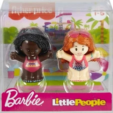 Fisher-Price Little People Barbie Swimming Figure Pack ,2 Character for Toddlers