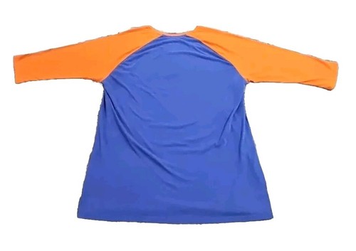 Camisa de los New York Mets para Hombres Camiseta Nike Azul L Manga 3/4 Deletreada Retro Elastizada MLB - Imagen 4 de 6