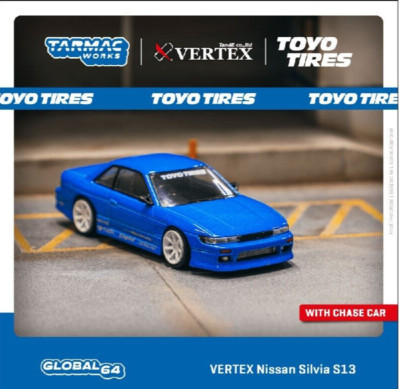 TARMAC WORKS Vertex Nissan Silvia S13 Toyo Tires GLOBAL64