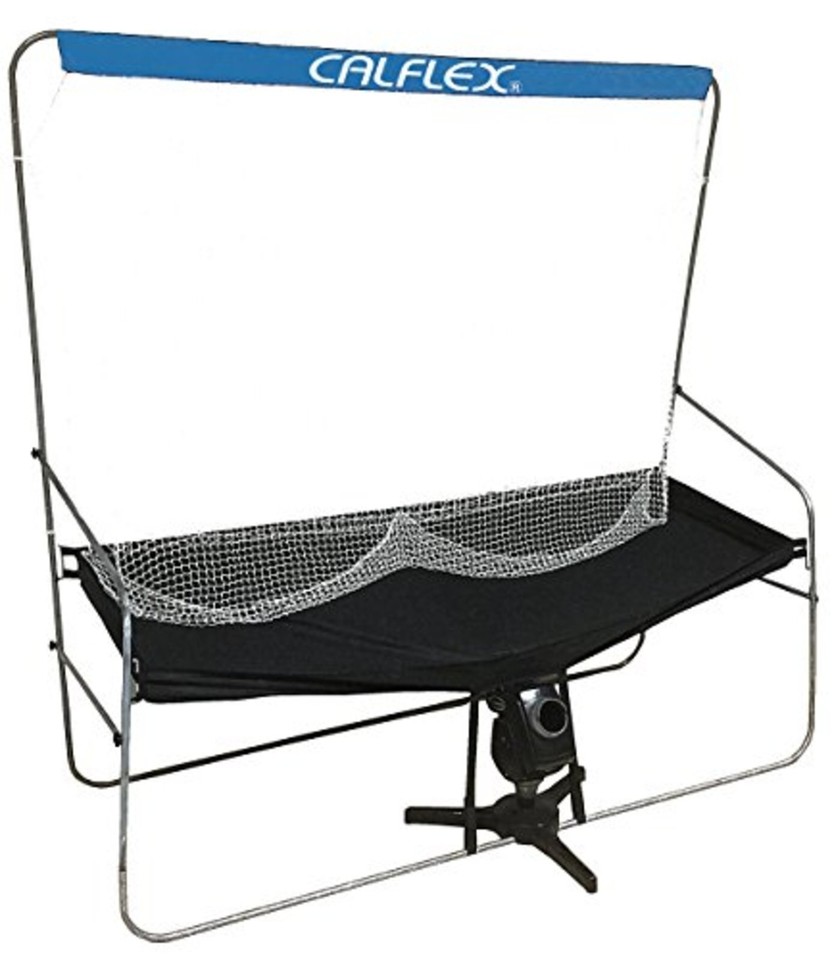 CALFLEX CT012 Tennis Toss Machine Black Practice Equipment ABS