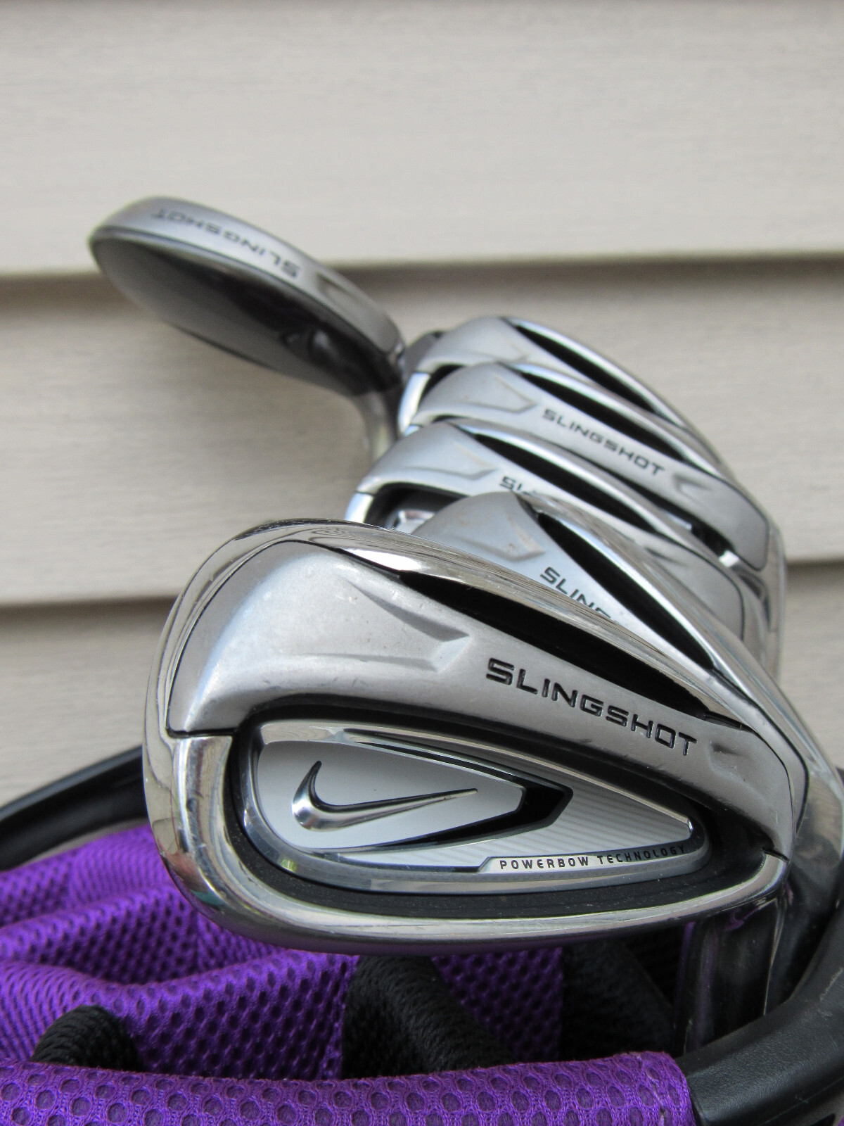 Ladies NIKE SLINGSHOT Powerbow Technology Irons 4 Hybrid / 5SW Mamiya