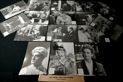 I HATE THE ACTORS poy blier lafont guy merchant rare game 16 photos cinema 