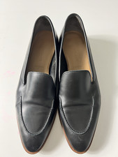 Everlane Women's Black The Modern Leather Loafers Flats Shoes Sz 8 Made in Italy