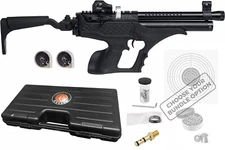 Hatsan Sortie Tact Synthetic PCP Air Pistol with Targets and Pellets Bundle