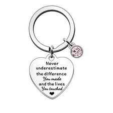 Never Underestimate Difference You Made Key Chain Beautiful