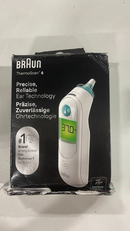 Braun ThermoScan 6 Digital Ear Thermometer - White # IRT6515 MNLA