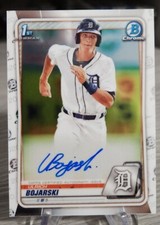 Ulrich Bojarski 2020 Bowman Chrome Prospects Autograph Detroit Tigers 1st Bowman