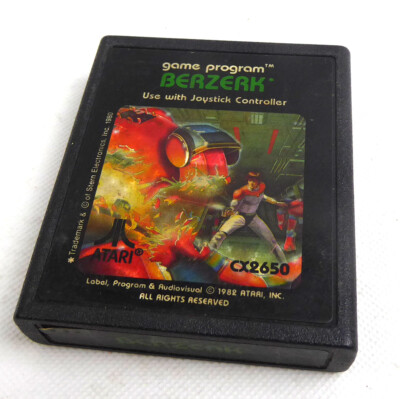 Atari 2600 Spiel -- BERZERK -- Atari VCS