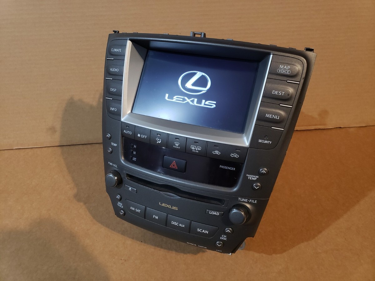 2006-2009 Lexus IS250 IS350 GPS Navigation Climate Control Radio