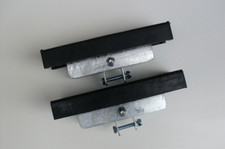 2x Bootsauflage, Langauflage, Gummiauflage, für Bootstrailer inkl Montagekit