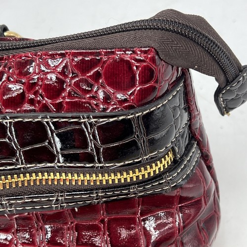 Samantha Brown Insulated Wine Lunch Bag Clutch Red / Brown Summer Picnic Concert - Picture 23 of 24