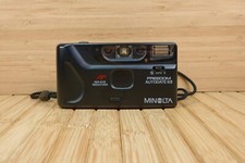 Vintage Minolta Freedom Autodate SII 35mm AF Film Camera, red-eye reduction