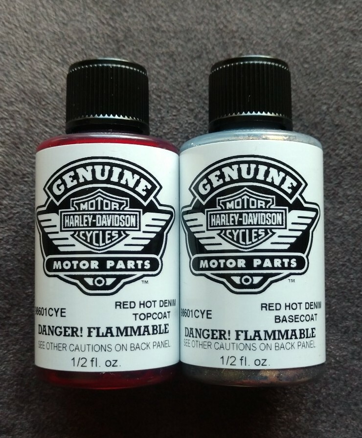 NEW Harley Davidson 98601CYE Touch Up Paint Red Hot Denim