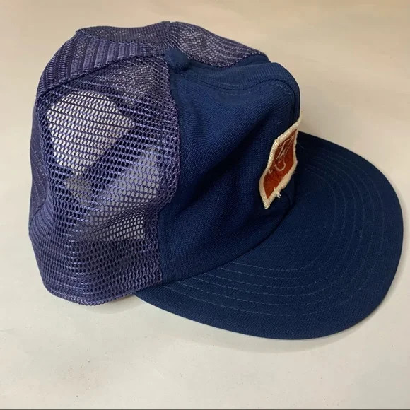 Vintage Texas Instruments TI Patch Snapback Blue … - image 2