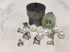 Punta per Torchietto pressa manuale applicazione BORCHIE A PERLA con RIVETTO 8mm