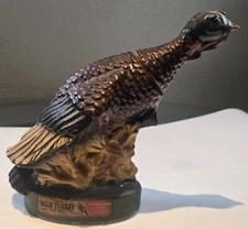 Wild Turkey Austin Nichols Porcelain Decanter Turkey Bottle 185  No 7 EMPTY