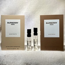 Burberry Hero Sample Spray Set: Eau de Parfum Eau de Toilette .05oz, 1.5ml Each