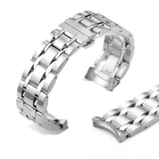 Stainless Steel Watch Wristwatch Solid Link Band Strap For Tissot Tis T035 22/23