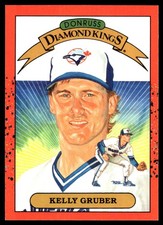 Kelly Gruber 1990 Donruss #12 Blue Jays MLB READ FREE SHIPPING AutographDen