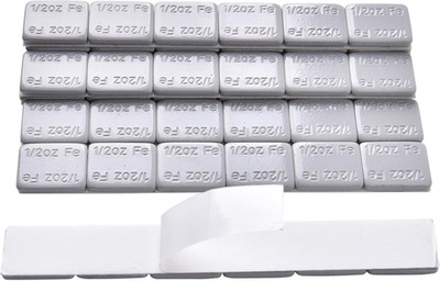 A a in 1/2Oz, 0.5Oz, Grey, Stick on Wheel Weights for Cars, Trucks, Suvs, Motorc