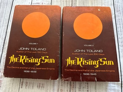 The Rising Sun Volumes 1 and 2 Hardcover Books John Toland 1970 Book Club Editio
