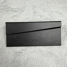 DIOR MEDIUM BLACK HARD SUNGLASSES CASE WITH CARD