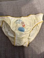 Vintage Yellow Panty Make that Spare Bowling Unbranded No Size