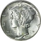 1937-S Mercury Dime PCGS MS66 Superb Eye Appeal Nice Strike