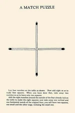 A Match Puzzle Harry Houdini Poster Print