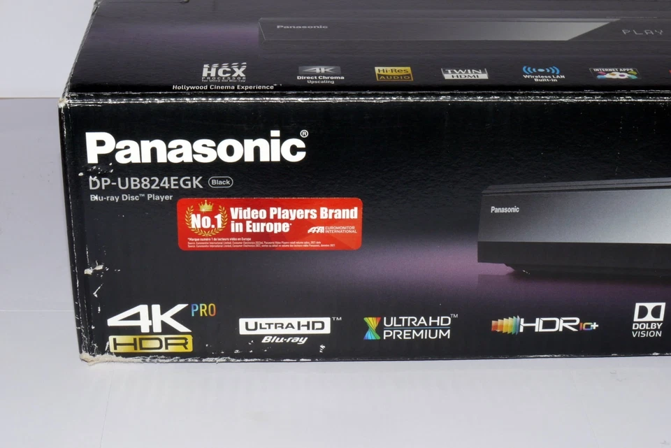 Panasonic DP-UB824EGK UHD WLAN Blu-ray Player - Schwarz - Bild 2 von 4