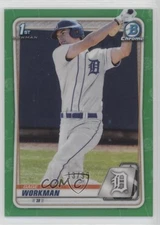 2020 Bowman Draft Chrome Green Refractor 13/99 Gage Workman #BD-33 xb2