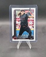 2025 Topps Update Series Rhett Lowder Rookie Debut #US318 Cincinnati Reds
