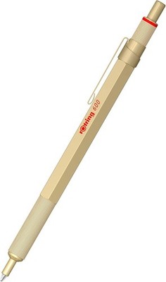Refillable Gold Barrell 600 Ballpoint Pen | Comfortable Non-Slip Grip | 1 Count