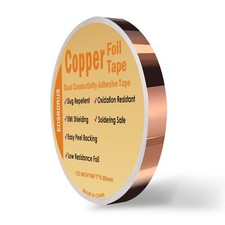 Copper Foil Tape Double-Sided Adhesive Conductive Copper Tape for Soldering