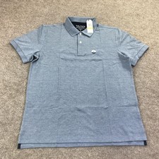 Nautica Performance Deck Polo Shirt Mens M Blue Classic Fit Short Sleeve KR2824