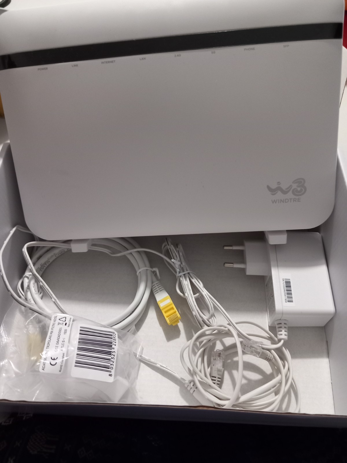 Modem Router WIND TRE Fibra ADSL ZTE ZHHN H389x