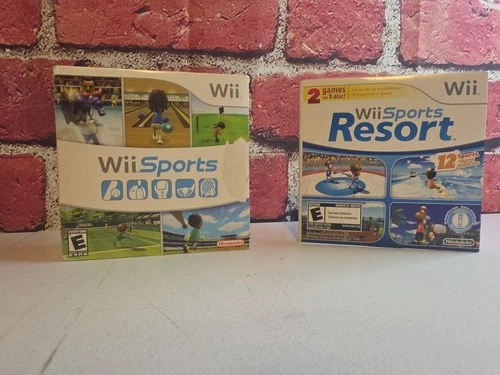 New ListingNintendo Wii Sports And Sports Resort 2 Disc Bundle