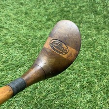 Burke End Grain Putter 1st Street  Broadway NY Hickory RH 33.5" SCARE C3 1920