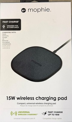 mophie 15W wireless charging PAD Qi Compatible