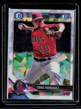 2018 Bowman #BCP108 Chris Rodriguez Chrome Prospects Atomic Refractor
