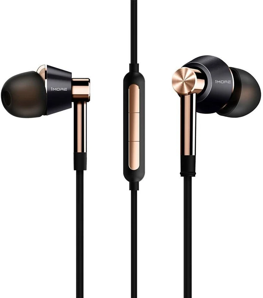 1MORE Triple Driver In-Ear Earphones Hi-Res Resolution,MEMS Mic,High Fidelity - Image 2 of 4