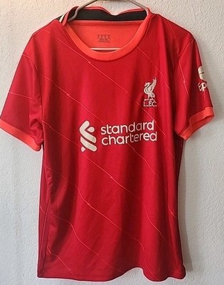 Liverpool FC Expedia Standard Charter Jersey Mens Size M Soccer
