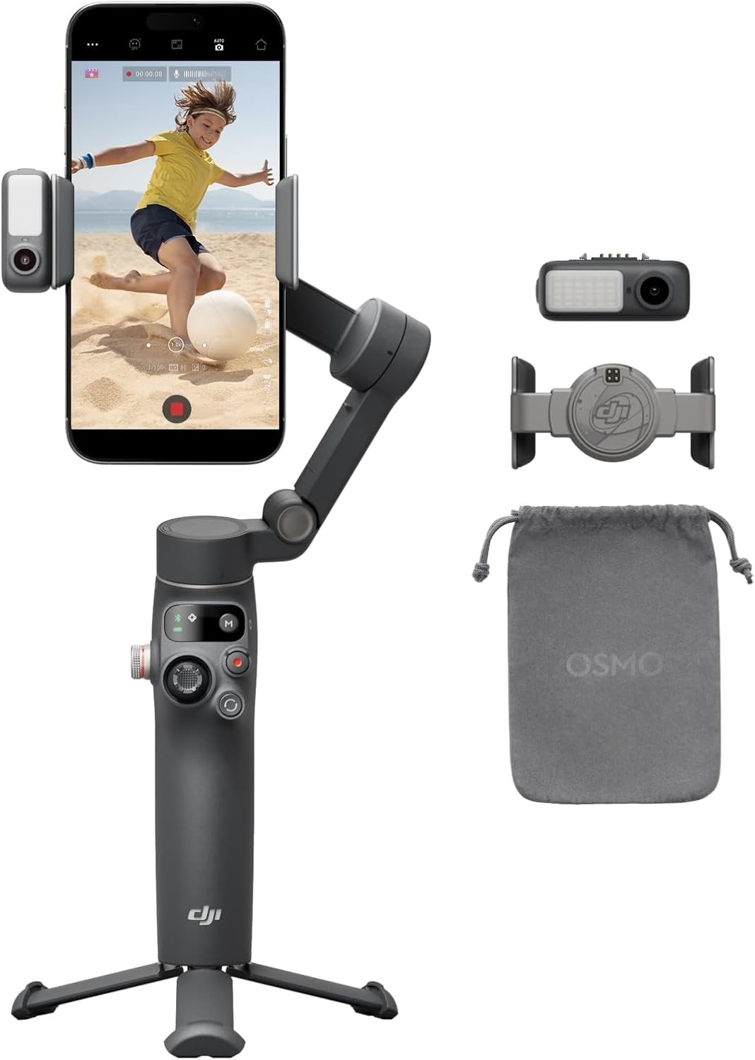 DJI Osmo Mobile 7P Gimbal Stabilizer for iPhone, Android, Na