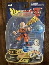 NEW Krillin Blasting Energy DRAGONBALL Z Action Figure Irwin Toys 2000