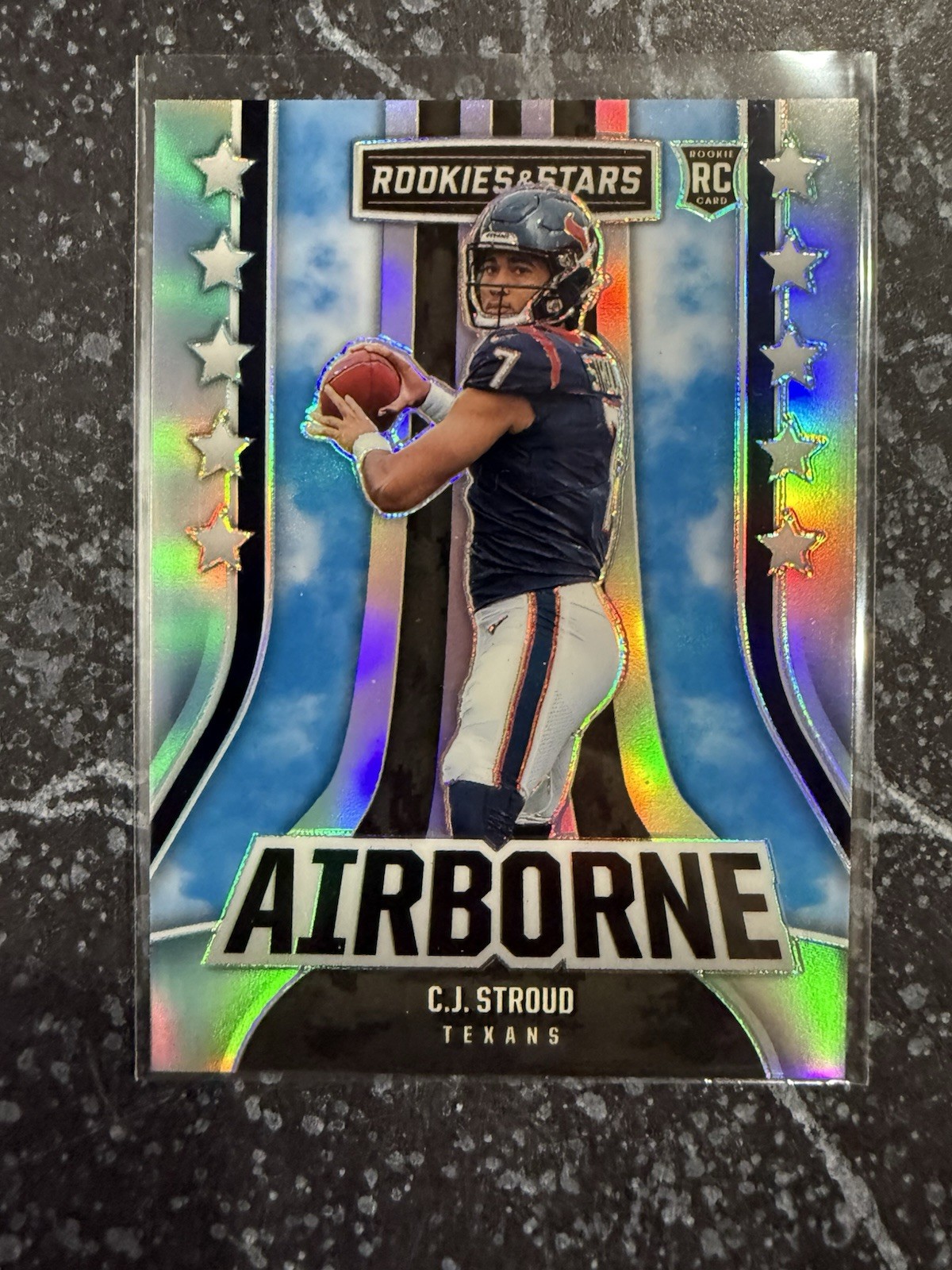 2023 Panini Rookies & Stars - Airborne C.J. Stroud #AI-13 Silver Prizm (RC)