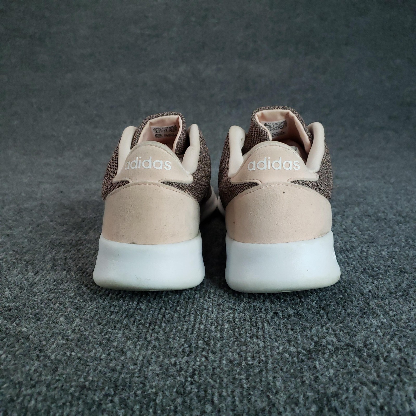 Adidas Neo Cloudfoam QT Racer Shoes Womens 11 Brown Pink Running Sneakers AH2546 thumbnail 7