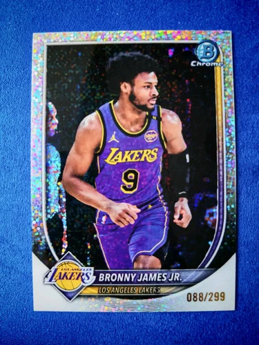 2026 Topps Bowman Chrome 1st BRONNY JAMES JR Speckle Refractor ＃/299 FX31