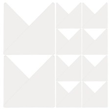 200pcs No Curl Collar Stays Adhesive PVC Invisible Shirt Support Stickers