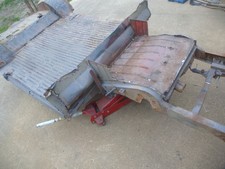 VW Splitscreen camper van T2 delapidated chassis with vin plate