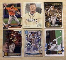 (Lot of 6) Manny Machado Baseball Cards Topps Gypsy Queen Ginter Bowman Chrome